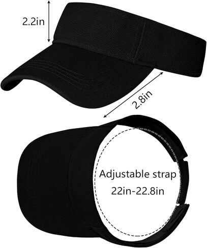 Rbenxia 1PC Adjustable Sport Visors Sun Visor Hats Cap Visors for Women and Men in Saudi Arabia