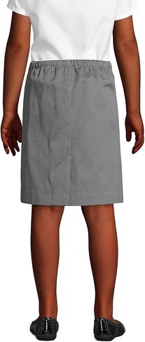 Lands' End School Uniform Girls Blend Chino Skort Top of Knee in Saudi Arabia