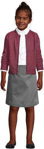 Lands' End School Uniform Girls Blend Chino Skort Top of Knee in Saudi Arabia