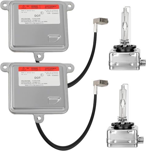 2 Packs 13587843 HID Headlight Ballast w/Igniter & D3S Bulb for Chevy Blazer Impala Malibu Tahoe for Cadillac Escalade Yukon 2014-2020 Xenon Headlight Ballast Module Control Unit 13503432,13587720 in Saudi Arabia