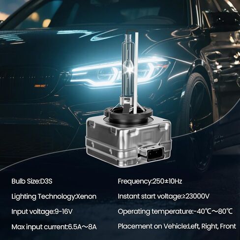 2 Packs 13587843 HID Headlight Ballast w/Igniter & D3S Bulb for Chevy Blazer Impala Malibu Tahoe for Cadillac Escalade Yukon 2014-2020 Xenon Headlight Ballast Module Control Unit 13503432,13587720 in Saudi Arabia
