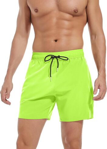 Men's Gym Shorts 5 Inch Lightweight Athletic Quick Dry Workout 2 in 1 Shorts Mesh Running Athletic Shorts Hiking in Saudi Arabia