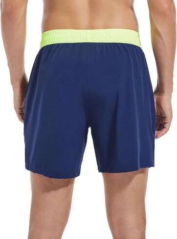 Men's Gym Shorts 5 Inch Lightweight Athletic Quick Dry Workout 2 in 1 Shorts Mesh Running Athletic Shorts Hiking in Saudi Arabia