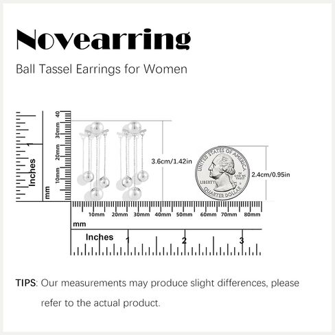 Gold Ball Earrings Dangling for Women Gold Ball Beads Earrings Gold Long Dangle Earrings Chain Jewelry Gifts in Saudi Arabia