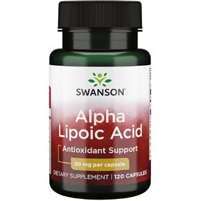 Swanson Alpha Lipoic Acid 50 Milligrams 120 Capsules