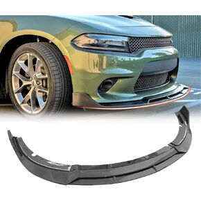 شفة مصد أمامية سوداء لامعة لعام 2015-2023 دودج تشارجر RT GT SXT الوفير الأمامي الشفاه المفسد مجموعة الأجنحة مجموعة من مجموعة الفرق