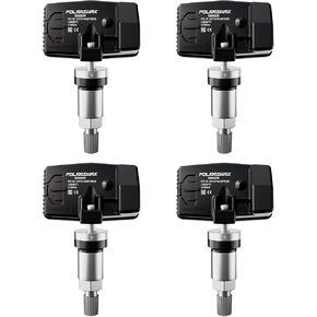 TPMS Sensor,Set of 4 315Mhz GM Tire Pressure Sensor Compatible with Buick Cadillac Chevrolet GMC,Tire Sensor OE Replaces#13598771,13598772,13586335,13581558