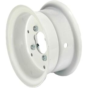 6" Go Kart Split Rim Assembly with 4 Mounting Holes in 2 7/8" Bolt Circle, 3 5/8" Wide; Fits 6" Tire with Tube.