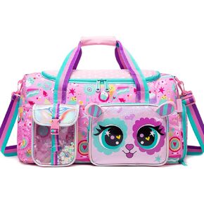 Sports Bag for Boys Kids Duffle Bag Boys Travel Bag for Kids Overnight Bag for Kids Weekender Bag Sleepover Bags for Boys Gym Bag with Shoe Compartment
