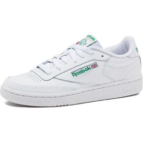 Reebok Classics Men's Club C Sneaker, White/Green, 9.5 in Saudi Arabia