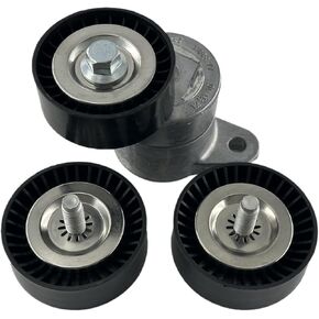 Serpentine Belt Drive Idler Pulley Tensioner Kit for Chrysler Dodge Avenger Jeep Compass Patriot Journey Caliber Replaces# 4891595AD 4891595AC 4891595AB 36322 36323 39053