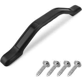 1PCS RV Camper Trailer Graking Handle Black بلاستيك سوداء 11 بوصة RV مقبض مقبض الباب للمقطورة والقوارب ، منزل متنقل ، شريط مساعدة في الشاحنات استبدال جميع استخدام الطقس