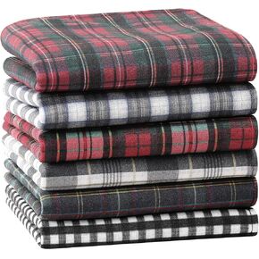 Handkerchiefs for Men, Soft Cotton Men’s Handkerchiefs, Classical Striped Hankies for Men, Pack of 6PCS