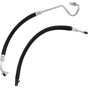 2pcs Power Steering Hose Pressure Line for Chevy Silverado 1500 Tahoe Avalanche 2007-2013, for GMC Sierra 1500 Yukon 2007-2012, for Cadillac Escalade 4.8/5.3/6.0/6.2L V8#Replace 15812564 15812565