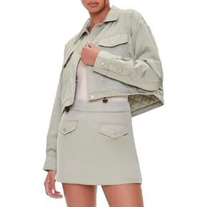 Forever 21 Women's Plus Size High-Rise Mini Skirt