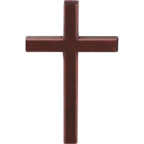 Xipengkeji المسيحي الخشبي الصليب الصليب يدوية عقد الصلاة يعبر صليب خشبي صغير مع ديكور هدية مسيحية 4.7 بوصة مع كيس مخملي