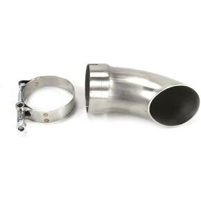 Doug's Headers (DEC225ATD) 2-1/4" Stainless Steel Electric Cut-Out Turn Down