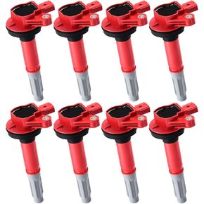 CarBole DG542 Ignition Coils Pack Replacement for Ford F-150 Mustang 5.0L V8 2011-2015, Replace OE# UF622 BR3Z-12029A 5C1859 B181HE (Pack of 8)