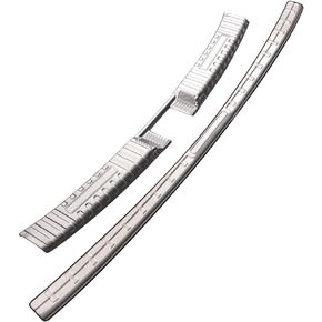 for Honda CR-V Accessories, for Honda CRV Accessories 2025 2024 2023, for Honda CR-V Accessories Trunk Door Guard Cover Trim, Rear Bumper Protector, Silver, Stainless Steel, 2Pcs