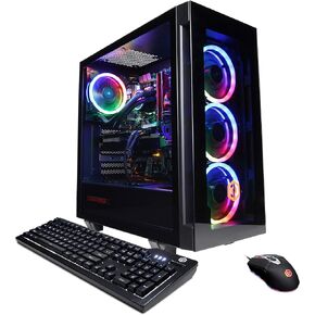 CYBERRPOWERPC Gamer Master Gaming PC, AMD Ryzen 3 3100 3.6GHz, GeForce GT 1030 2GB, 8GB DDR4, 240GB SSD, 2TB HDD, WiFi Ready & Win 10 Home (GMA888A6), White in Kuwait