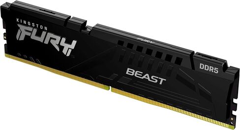 Kingston Technology Fury Beast 32GB (2x16GB) 5600MHz DDR5 CL40 DIMM (Kit of 2) Desktop Memory KF556C40BBK2-32,Black in Kuwait
