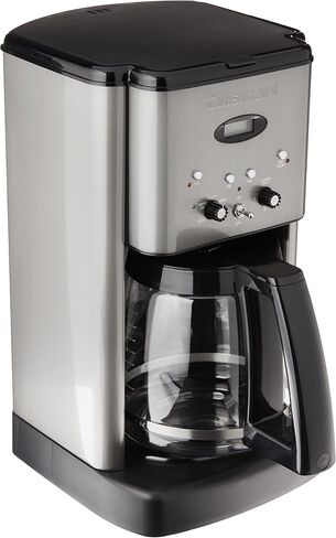 ماكينة صنع القهوة Cuisinart DCC-1200P1 Brew Central القابلة للبرمجة سعة 12 كوب، إبريق، كروم مصقول in Kuwait