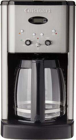 ماكينة صنع القهوة Cuisinart DCC-1200P1 Brew Central القابلة للبرمجة سعة 12 كوب، إبريق، كروم مصقول in Kuwait