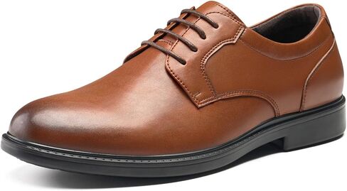 Heez Mens Dress Shoes Oxford Shoes for Men Distly Leather Leath in Kuwait