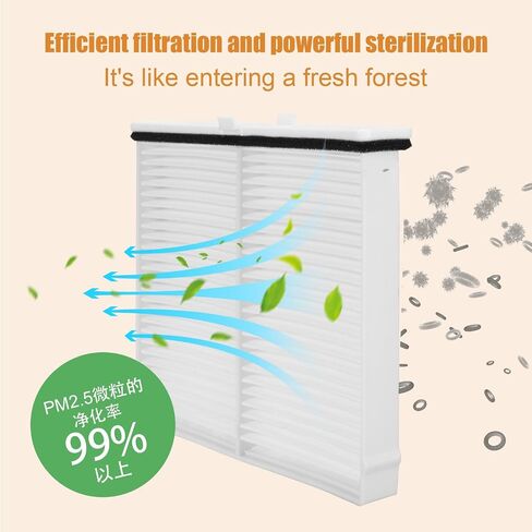 White Cabin Air Filter for Mazda 3 (2019-2023),CX-30 (2020-2023),CX-50 (2023),Replacement for BDTS61J6X,MP111BDGF,BDGF-61-J6X in Saudi Arabia