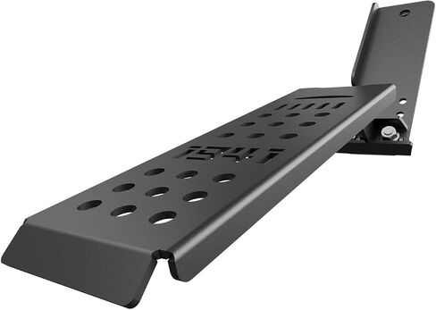 Steel Driver Side Dead Pedal Left Side Foot Rest Kick Panel Compatible with 2018 2019 2020 2021 2022 2023 2024 Jeep Wrangler JL JLU & Gladiator JT, Black (NOT Fits 4XE Model) in Saudi Arabia