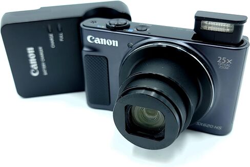 كاميرا رقمية Canon PowerShot SX620 مع 25x Optical Zoom - Wi-Fi & NFC Enabled (فضي) in Kuwait
