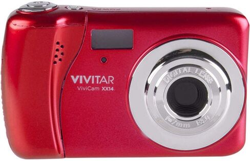 Vivitar VXX14 20.1 MP Selfie Cam آلة تصوير رقمية, أحمر in Kuwait