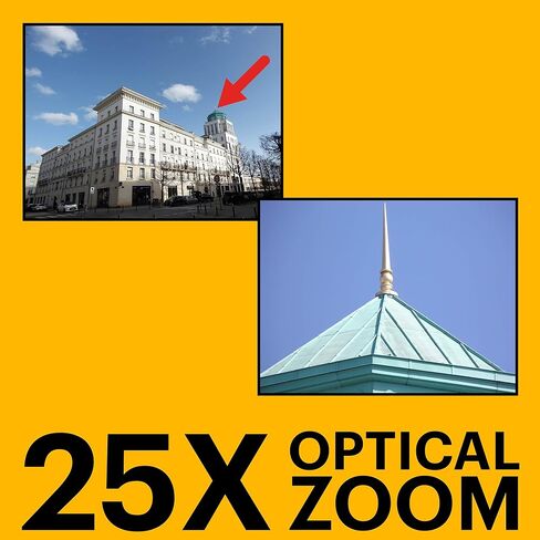 كوداك كاميرا رقمية استرو زووم AZ252-RD بدقة 16 ميجابكسل مع تقريب بصري 25 مرة وشاشة LCD مقاس 3 انش من بيكسبرو (احمر) in Kuwait
