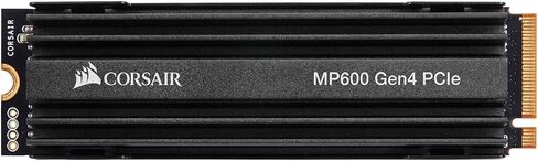 سلسلة Corsair Force MP600 2TB Gen4 PCIe x4 NVMe M.2 SSD (قراءة تسلسلية تصل إلى 4,950 ميجابايت/ثانية وسرعات كتابة تسلسلية 4,250 ميجابايت/ثانية، ناند TLC NAND ثلاثي الأبعاد عالي الكثافة، عامل شكل M.2 2280) أسود in Saudi Arabia