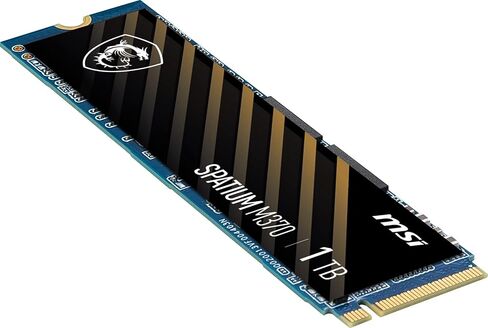MSI SPATIUM M370 NVMe M.2 1TB Internal SSD PCIe Gen4 NVMe 1.3 3D NAND 1600 TBW in Saudi Arabia