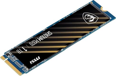 MSI SPATIUM M370 NVMe M.2 1TB Internal SSD PCIe Gen4 NVMe 1.3 3D NAND 1600 TBW in Saudi Arabia