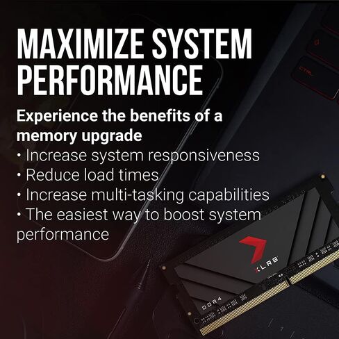 PNY XLR8 Gaming 8GB DDR4 3200MHz (PC4-25600) CL20 1.2V Notebook/Laptop (SODIMM) Computer Memory – MN8GSD43200X in Saudi Arabia