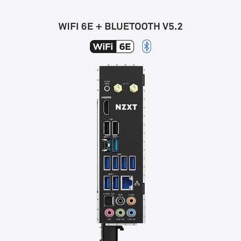 NZXT N7 Z590 - Intel Z590 chipset (Supports 11th Gen CPUs) - ATX Gaming Motherboard - Integrated I/O Shield - WiFi 6E connectivity - Bluetooth V5.2 in Saudi Arabia