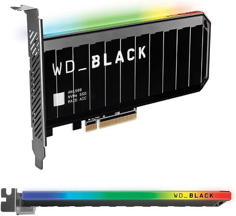 WD_BLACK Internal Gaming Solid State Drive SSD Add-in-Card - Gen3 PCIe, Up to 6500 MB/s in Kuwait