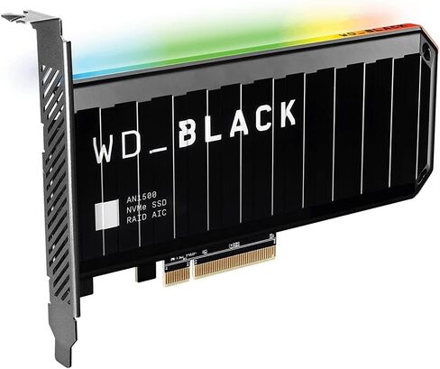 WD_BLACK Internal Gaming Solid State Drive SSD Add-in-Card - Gen3 PCIe, Up to 6500 MB/s in Kuwait