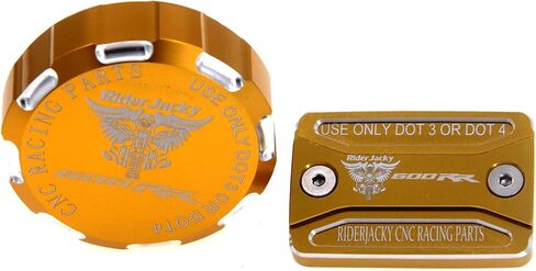 For Honda CBR600RR 2008-2021 Motorcycle Front and Rear Brake Master Cylinder Fluid Reservoir Cover CBR 600RR 2017 2018 2019 2020 Accessories CBR600 RR 2012 2013 2014 2015 2016 Modified Parts (Black) in Kuwait