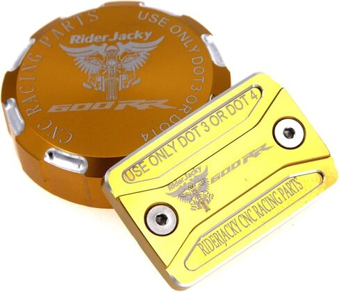 For Honda CBR600RR 2008-2021 Motorcycle Front and Rear Brake Master Cylinder Fluid Reservoir Cover CBR 600RR 2017 2018 2019 2020 Accessories CBR600 RR 2012 2013 2014 2015 2016 Modified Parts (Black) in Kuwait