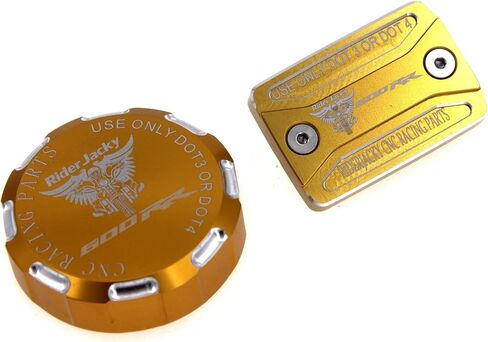 For Honda CBR600RR 2008-2021 Motorcycle Front and Rear Brake Master Cylinder Fluid Reservoir Cover CBR 600RR 2017 2018 2019 2020 Accessories CBR600 RR 2012 2013 2014 2015 2016 Modified Parts (Black) in Kuwait