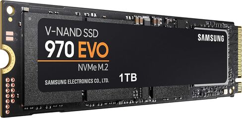 سامسونج (MZ-V7E500BW) 970 EVO SSD 500 جيجابايت - محرك أقراص الحالة الصلبة الداخلي بواجهة M.2 NVMe مع تقنية V-NAND، أسود/أحمر in Kuwait