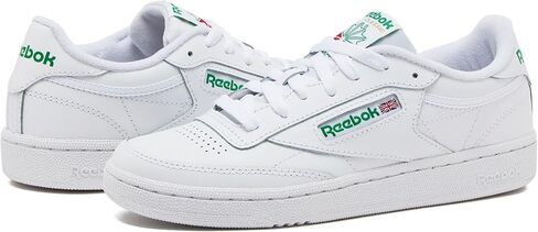 Reebok Men's Club C Sneaker, White/Green, 11.5 in Kuwait