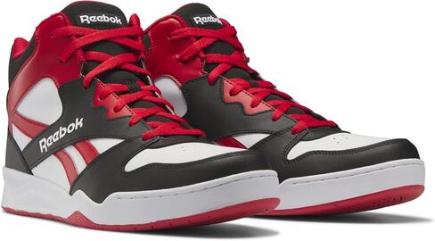 Reebok Men's BB4500 Hi 2 Sneaker, White/Cold Grey, 7.5 Wide in Kuwait