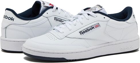 Reebok Classics Men's Club C Sneaker, White/Navy, 8 in Kuwait