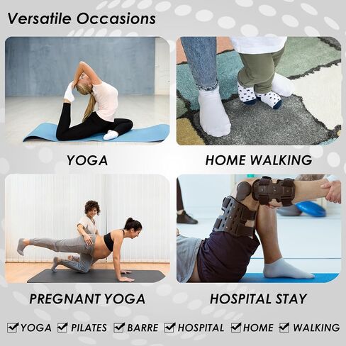 Women Non Slip Grip Ankle Socks with Anti-Skid Soles Cushioned for Yoga, Pilates, Barre,Hospital, Home, Walking in Saudi Arabia