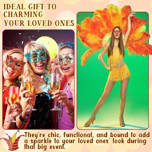 60 حزمة قناع تنكري متعدد ألوان القناع الذهب اللامع مطلي Mardi Gras قناع Purim Mardi Gras in Kuwait