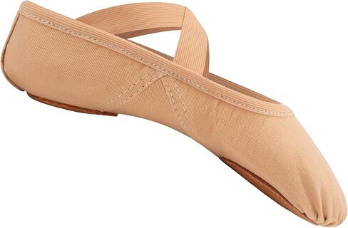 Stelle Ballet Shoes Women Highly Stretch Canvas Dance Slippers Ballet Flats | Ballet shoes for women, Split suede outsole, Non-Slip, Breathable cotton lining, Elastic cross straps, Yoga, Ballet training in Saudi Arabia